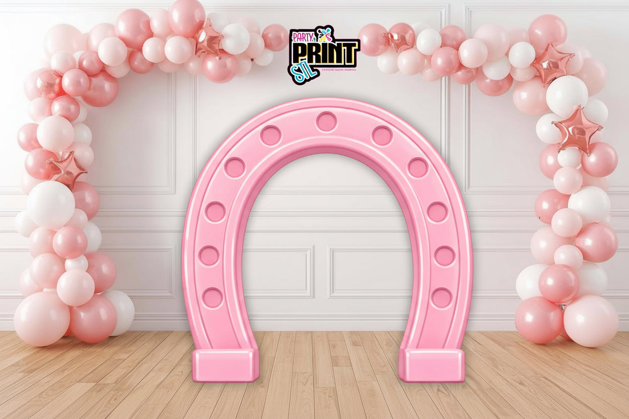 Pink Rodeo Cowgirl Party Decor Packages – Any Age | Printed Backdrops & Props | Choose Your Set