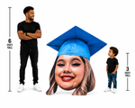 4FT Jumbo Graduation Big Head Cutout | Giant Senior Photo Prop