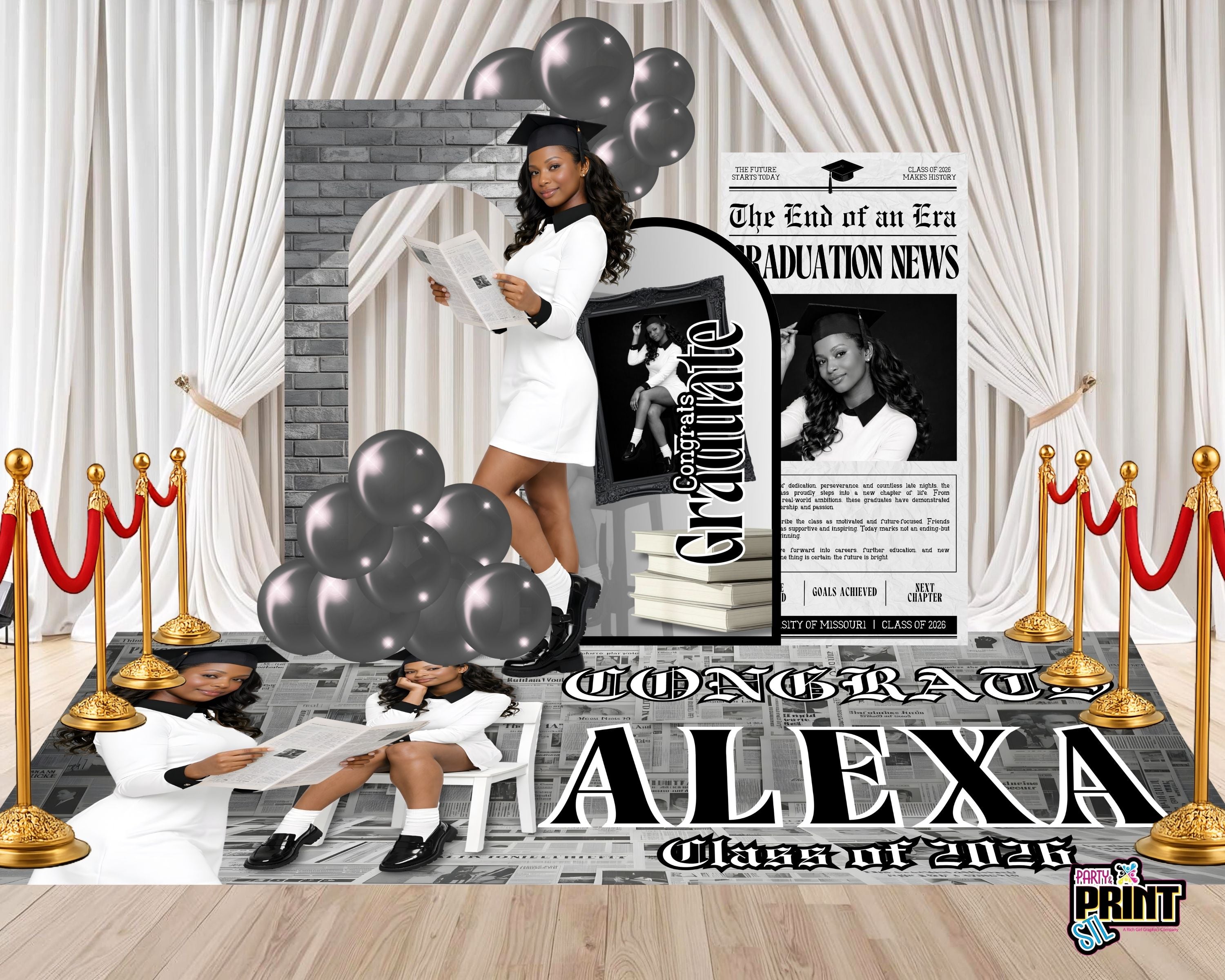 Hot Off The Press! Graduation Decor Set