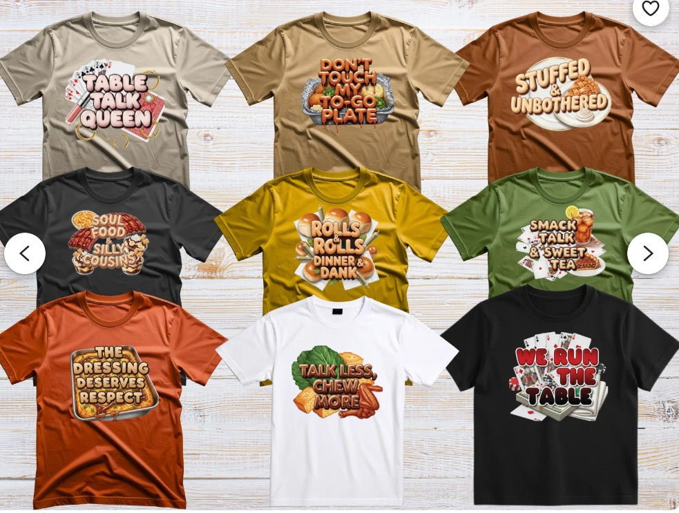Thanksgiving Table Talk T-Shirt Collection