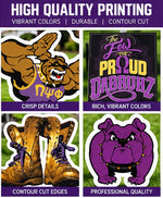 Omega Man | Que Fraternity Yard Signs | Omega Psi Phi Yard Card Set | Greek Decor