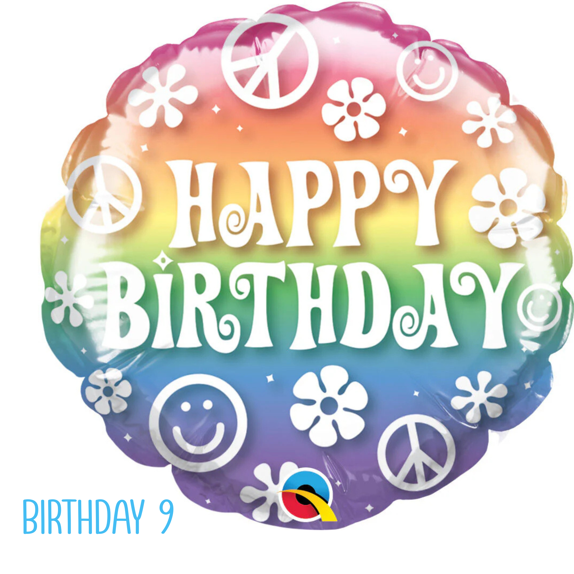 Birthday Balloons – Mylar Helium Filled with Ribbon