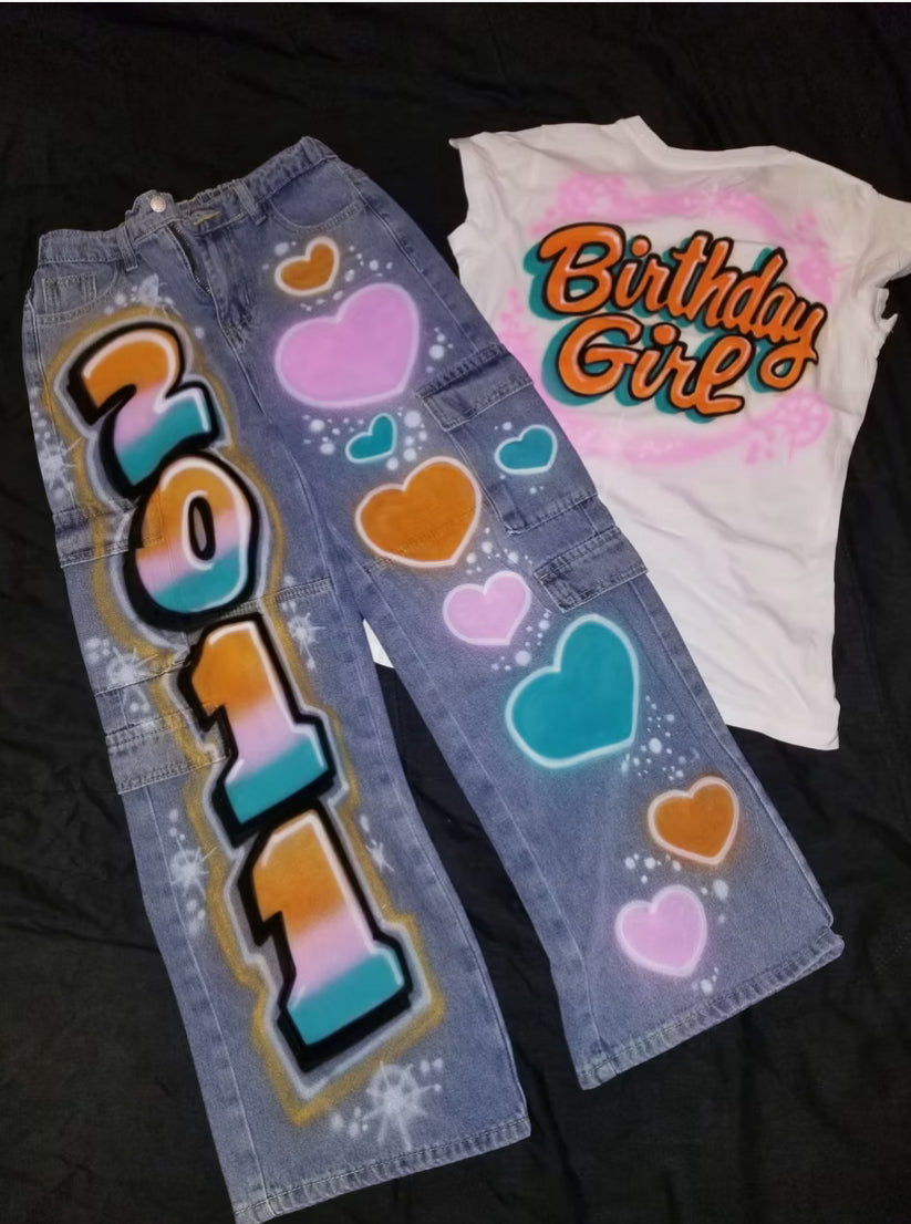 Custom Airbrushed Pants – Personalized Graffiti Style