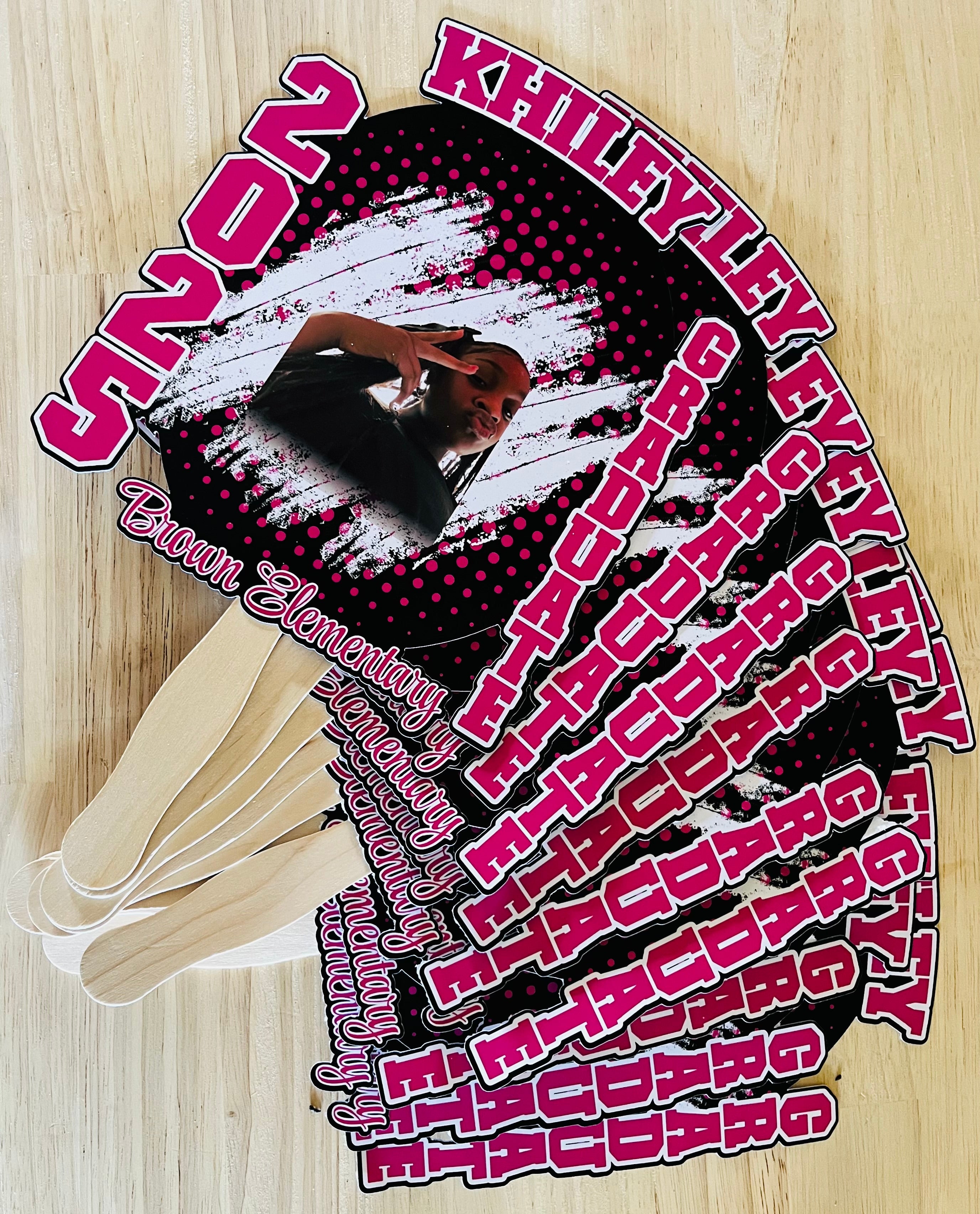 Custom Photo Fans – Personalized Handheld Face Fans for Events & Celebrations