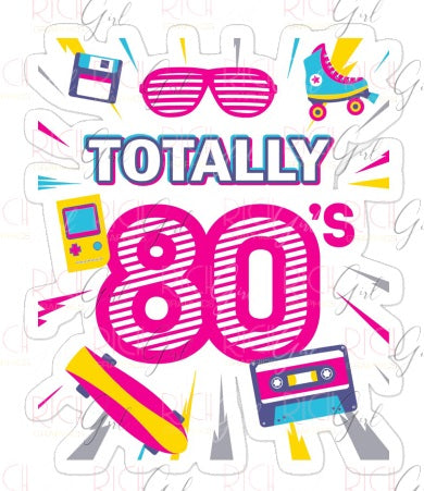 I Love the 80s Cutout Props – Retro Party Decor in Multiple Sizes