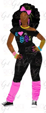 80's People Cutout Props