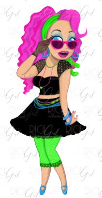 80's People Cutout Props