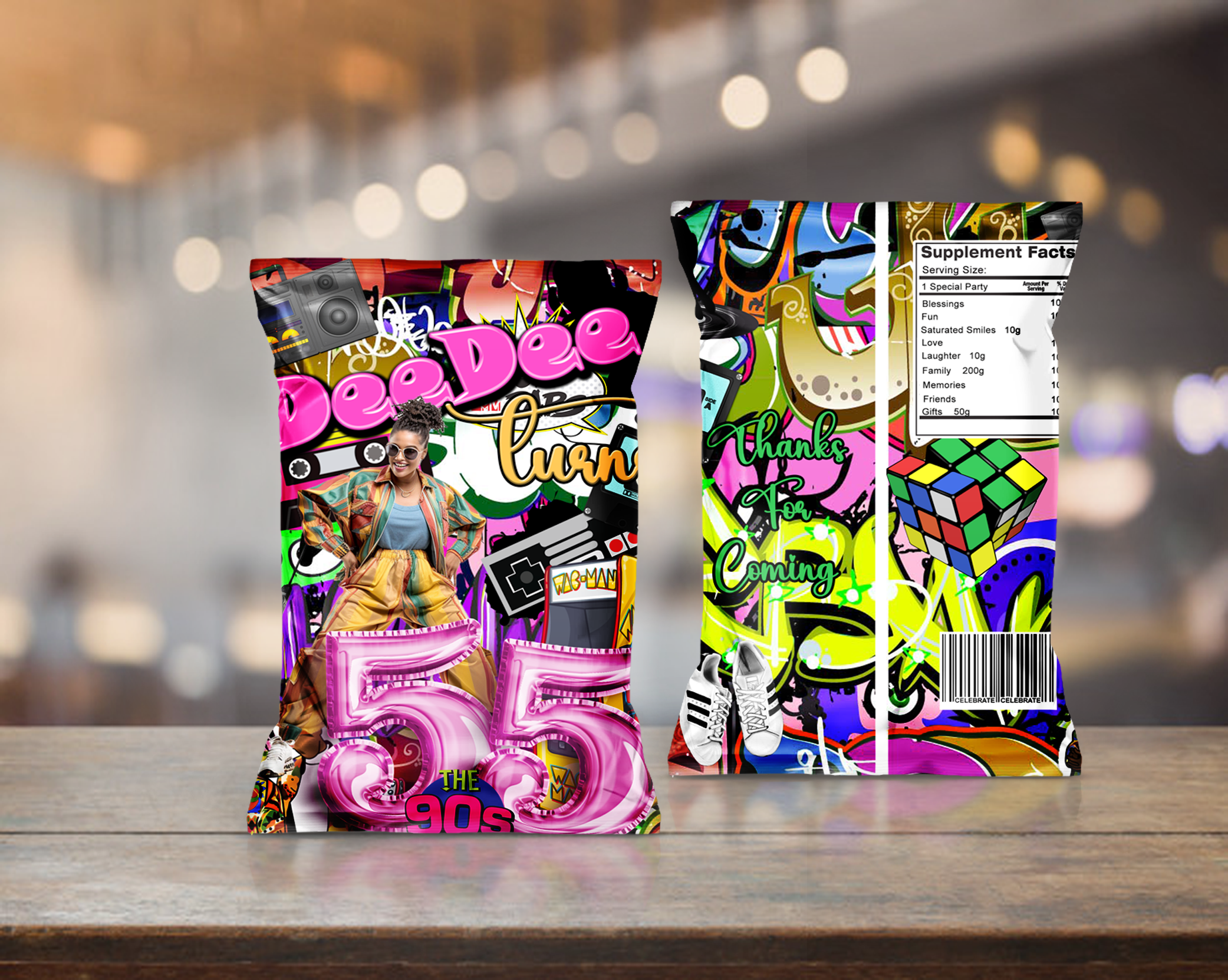 Custom Snacks and Drink Labels – Personalized Party Favor | Pick Your Snack!
