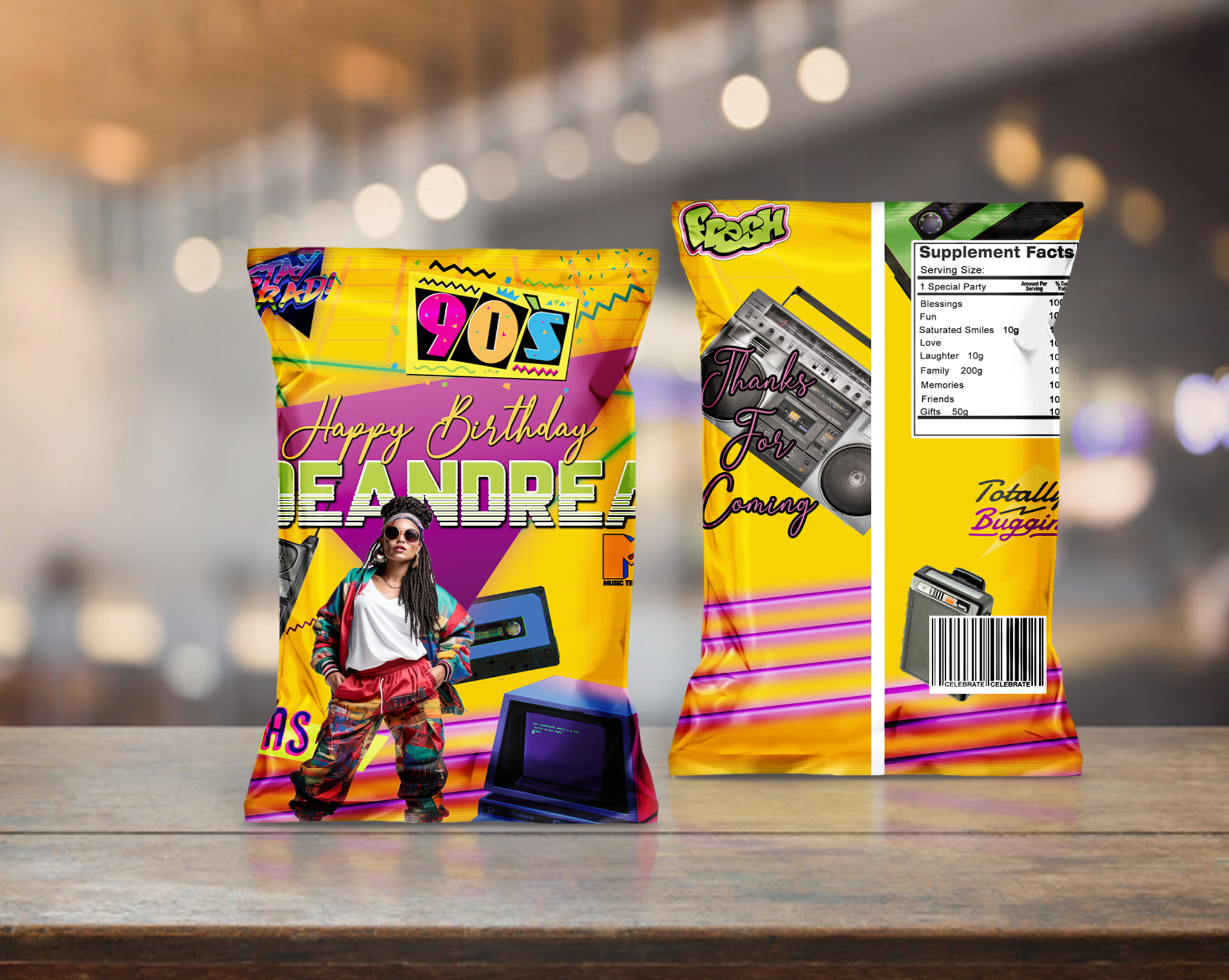 Custom Snacks and Drink Labels – Personalized Party Favor | Pick Your Snack!