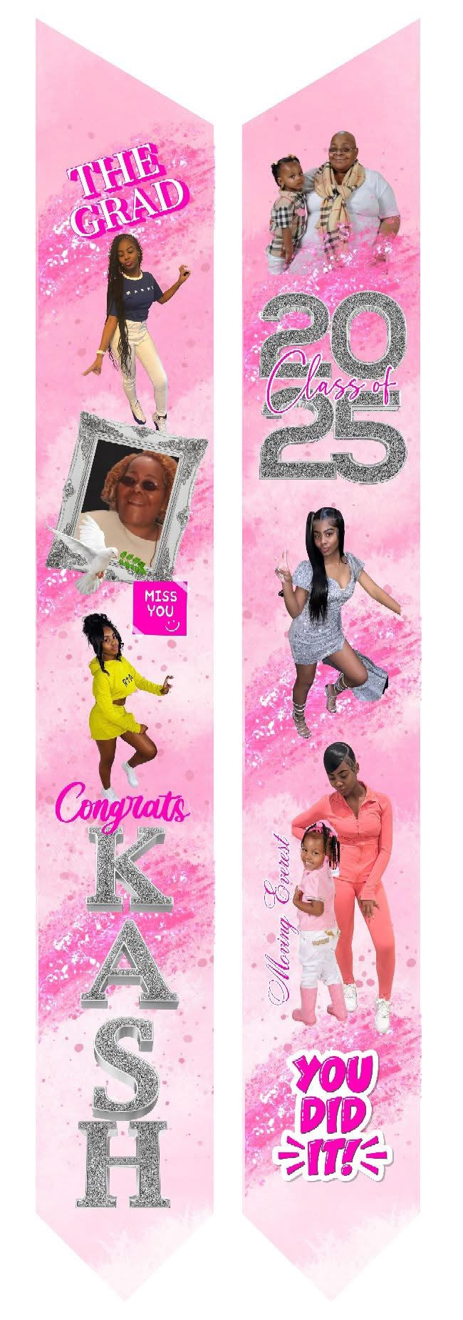 Custom Graduation Stoles – Adult & Kid Sizes