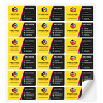 Custom Adhesive Business Cards | Peel and Stick | Sticker Business Cards