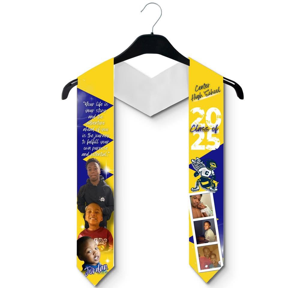 Custom Graduation Stoles – Adult & Kid Sizes