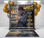 Custom Vinyl Backdrop | Personalized Party & Event Backdrop