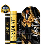 Black Tie Graduation Decor Set | SILVER PACKAGE