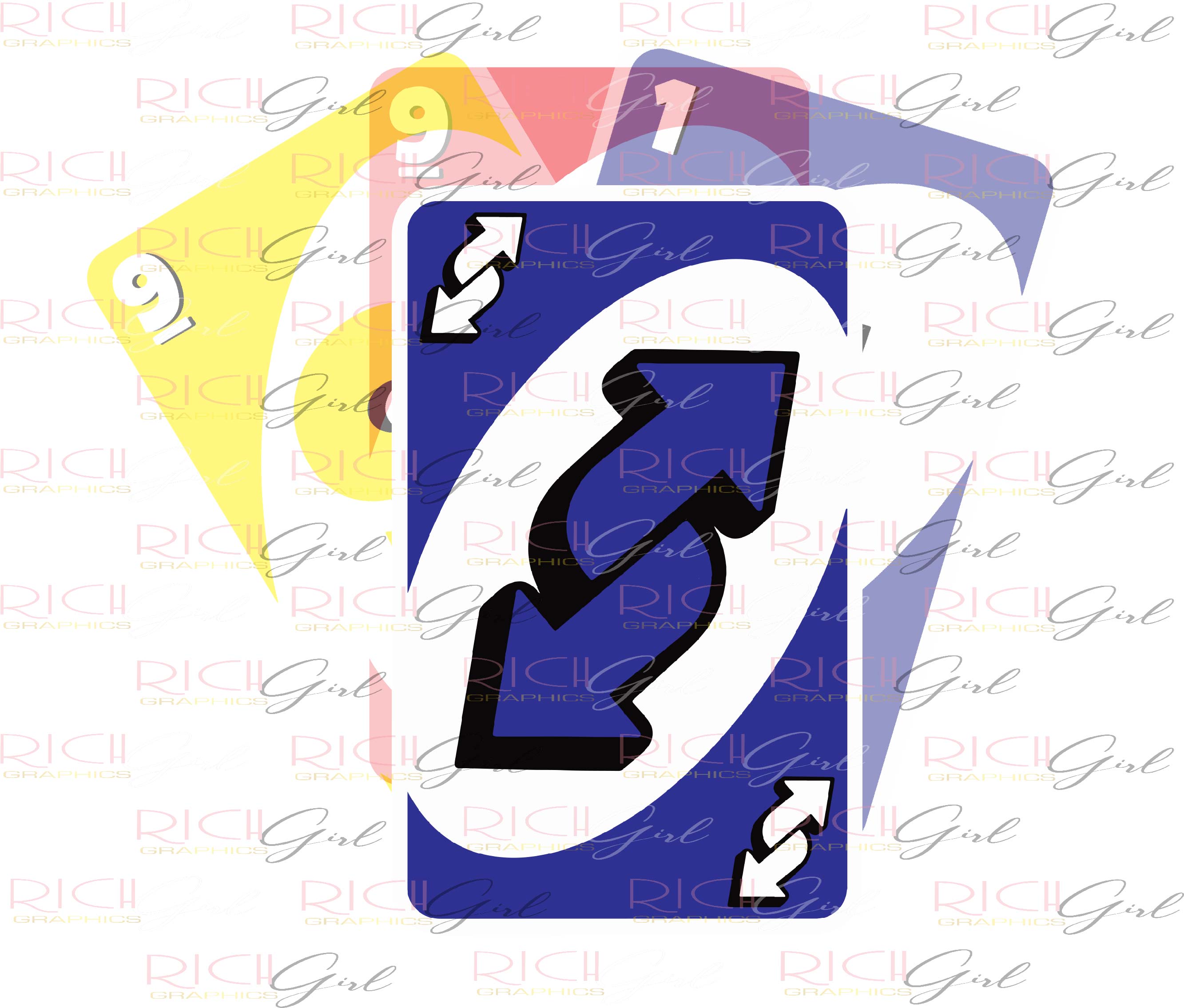 Uno Cutout Props - WILD CARDS