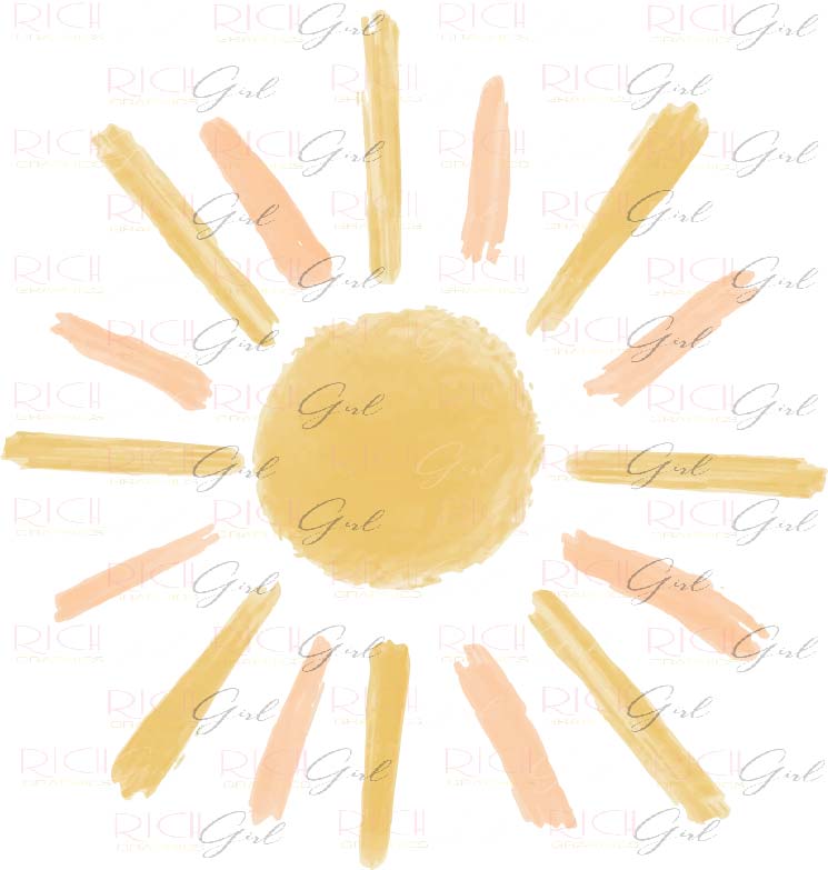 Boho Sun Clipart