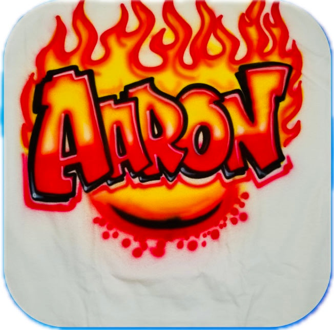 Custom Airbrushed Name T-Shirts