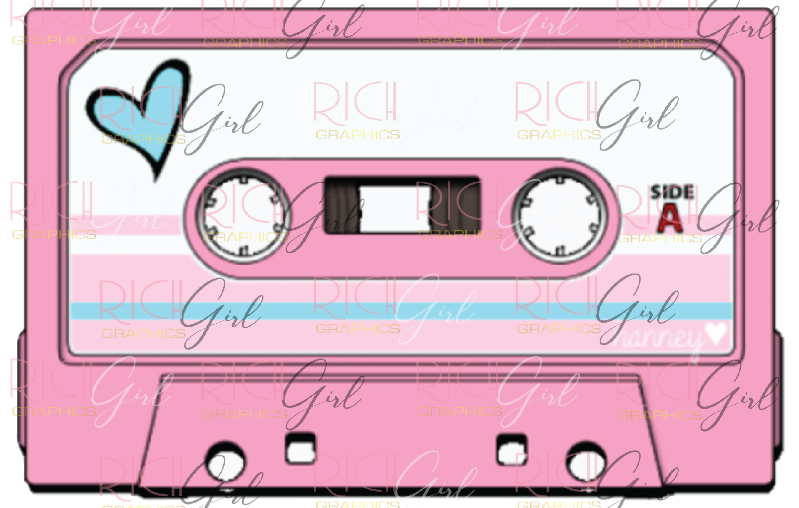 80s Cassette Tape Cutout Props – Retro Party Decor