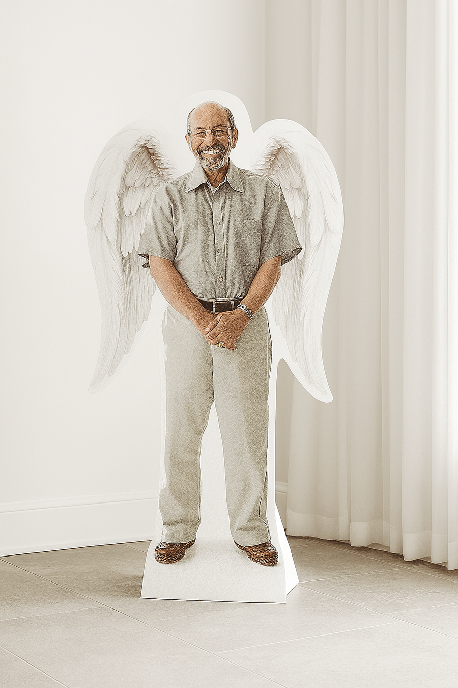 Memorial Life-Size Standee – 5ft, 6ft, 7ft or 8ft | Free Design & Easel Included