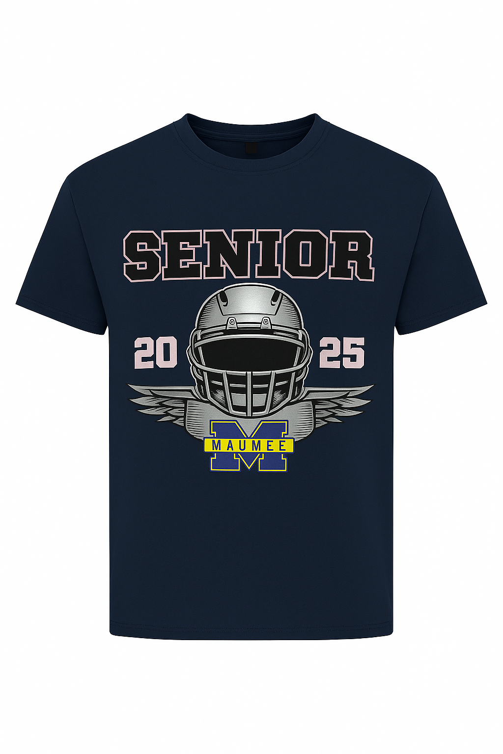 Senior 2025 Football Shirt – Customizable Maumee Panthers T-Shirt | Senior Night & Graduation Tee