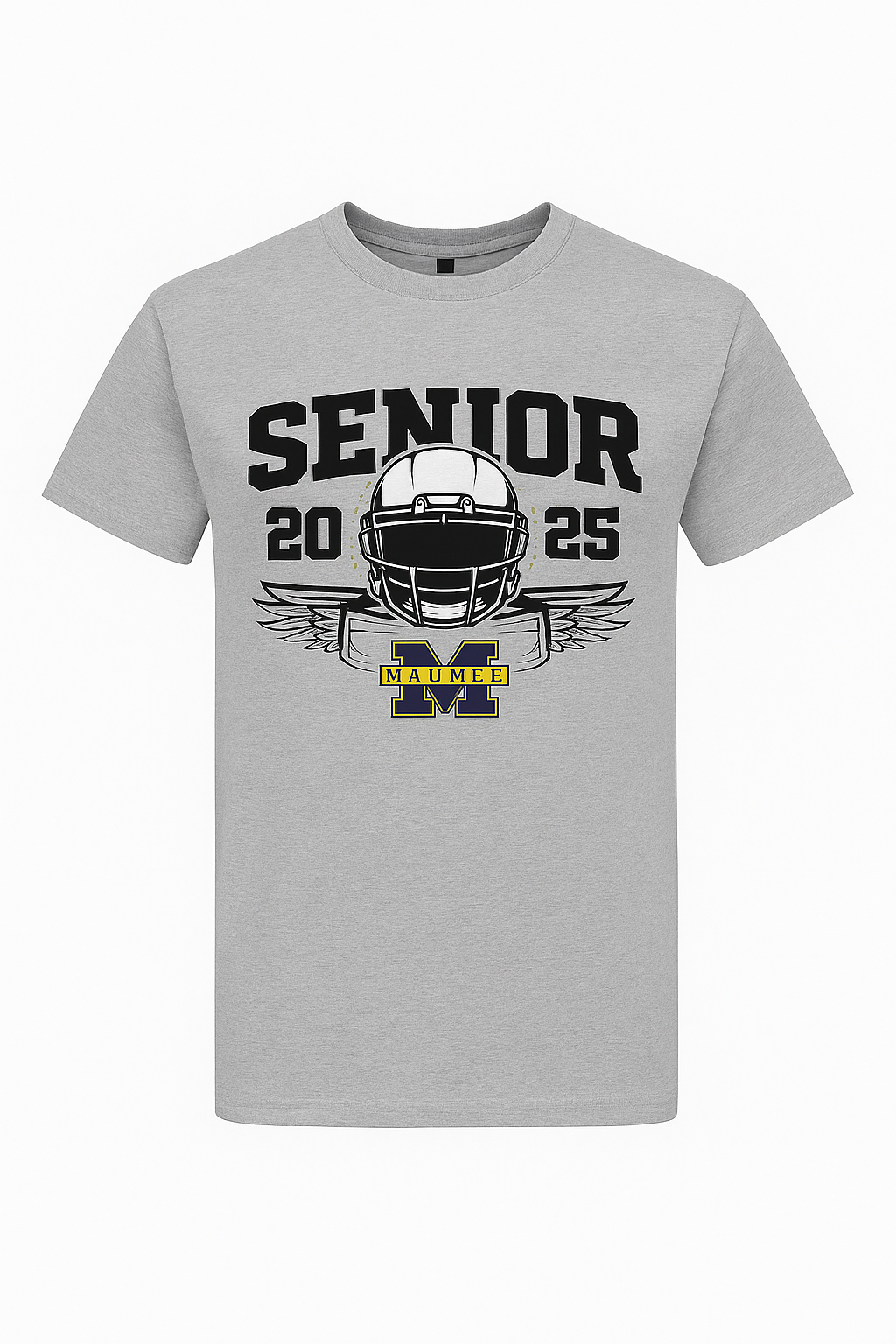Senior 2025 Football Shirt – Customizable Maumee Panthers T-Shirt | Senior Night & Graduation Tee