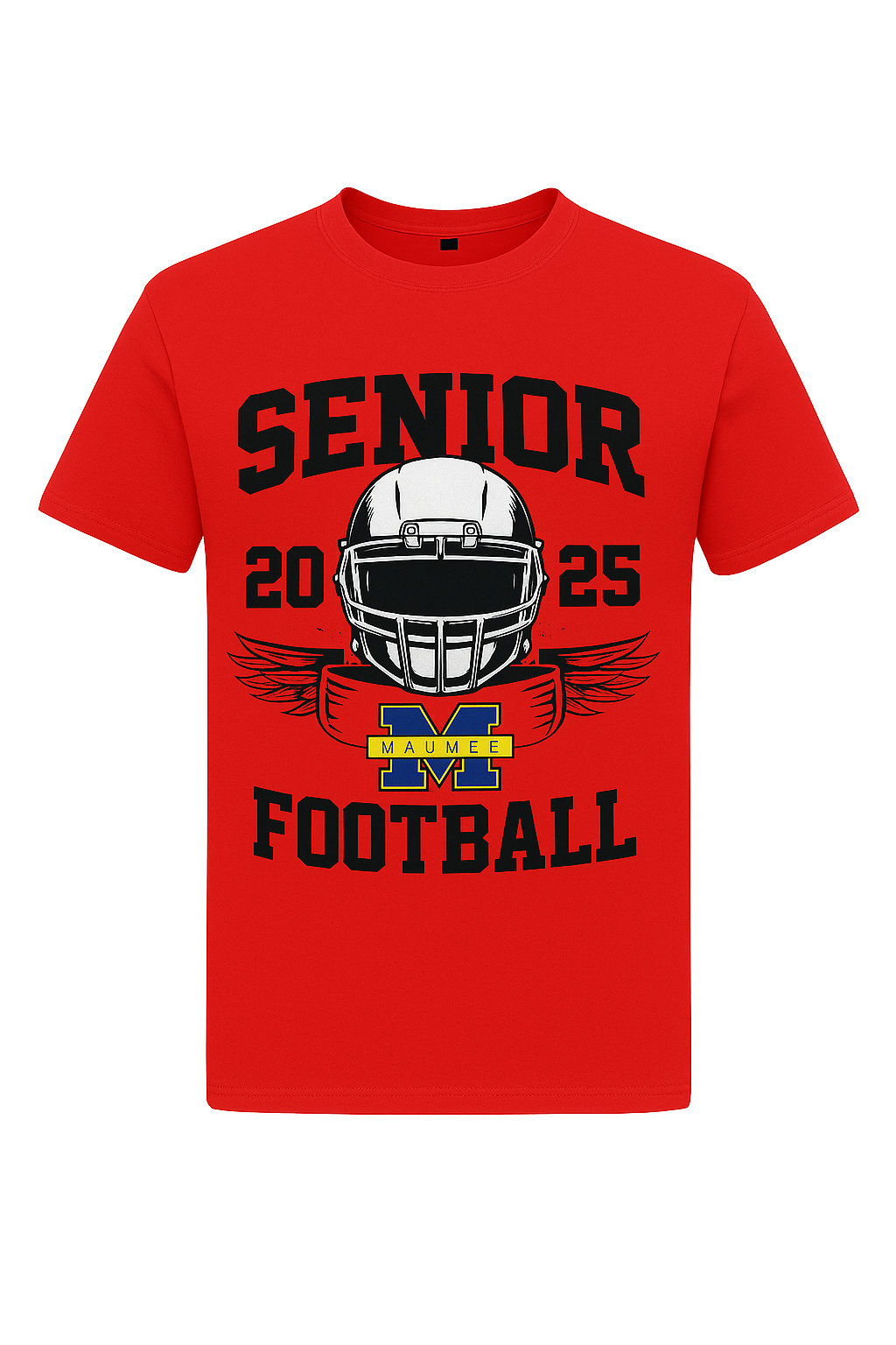 Senior 2025 Football Shirt – Customizable Maumee Panthers T-Shirt | Senior Night & Graduation Tee