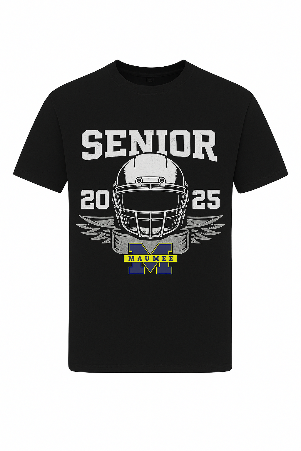 Senior 2025 Football Shirt – Customizable Maumee Panthers T-Shirt | Senior Night & Graduation Tee