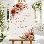 Boho Wedding Welcome Sign | Personalized Wedding Welcome Board