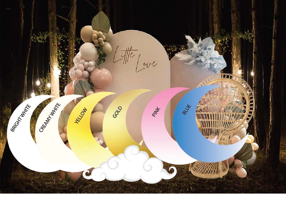 Moon and Cloud Props