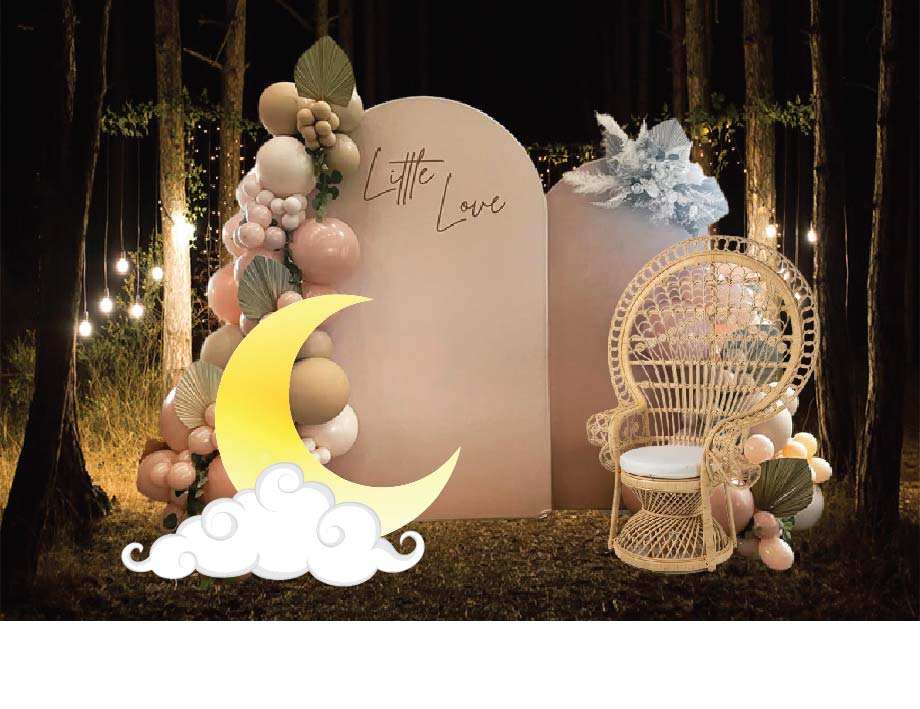 Moon and Cloud Props