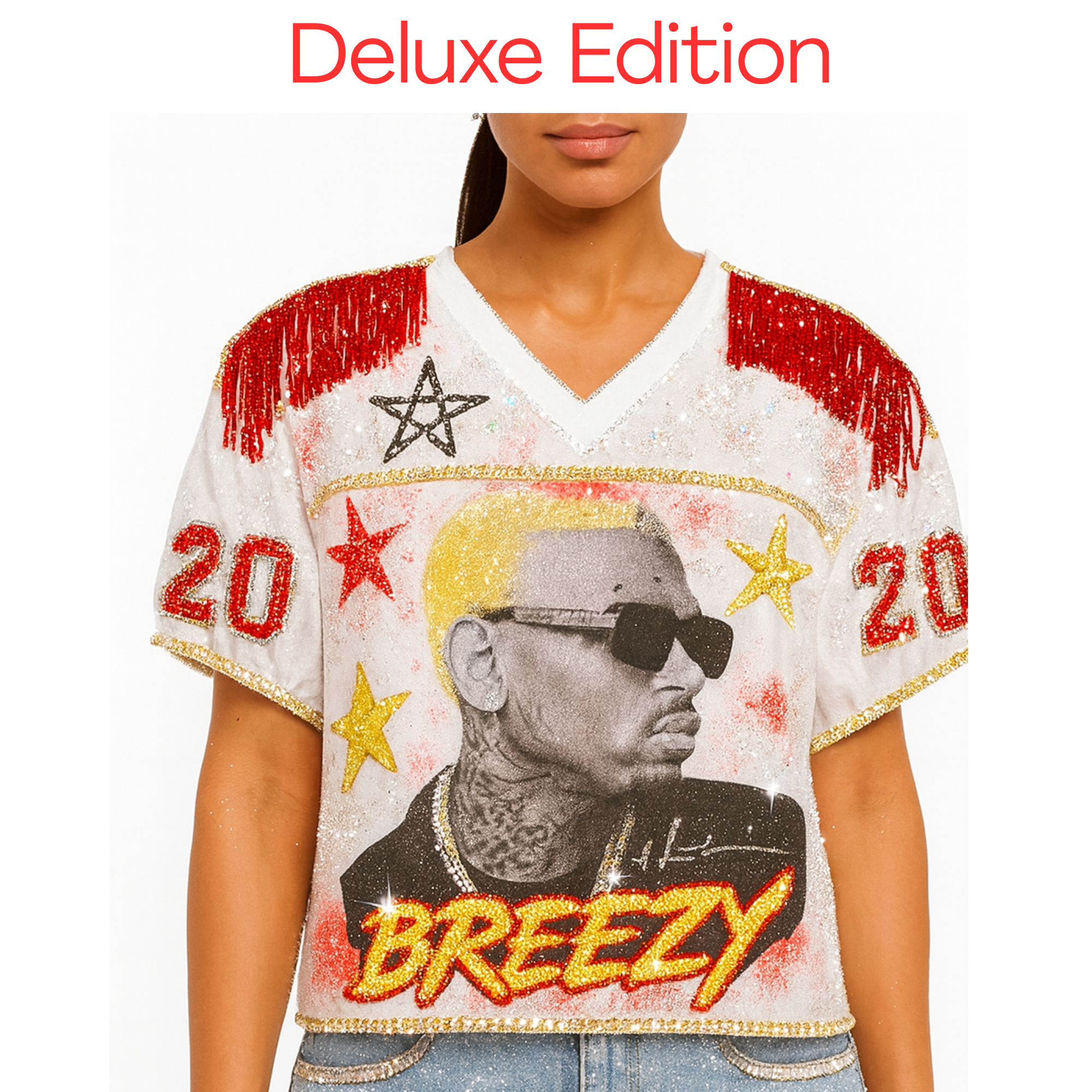 Chris Brown Breezy Bowl Fan Jersey - Your Choice