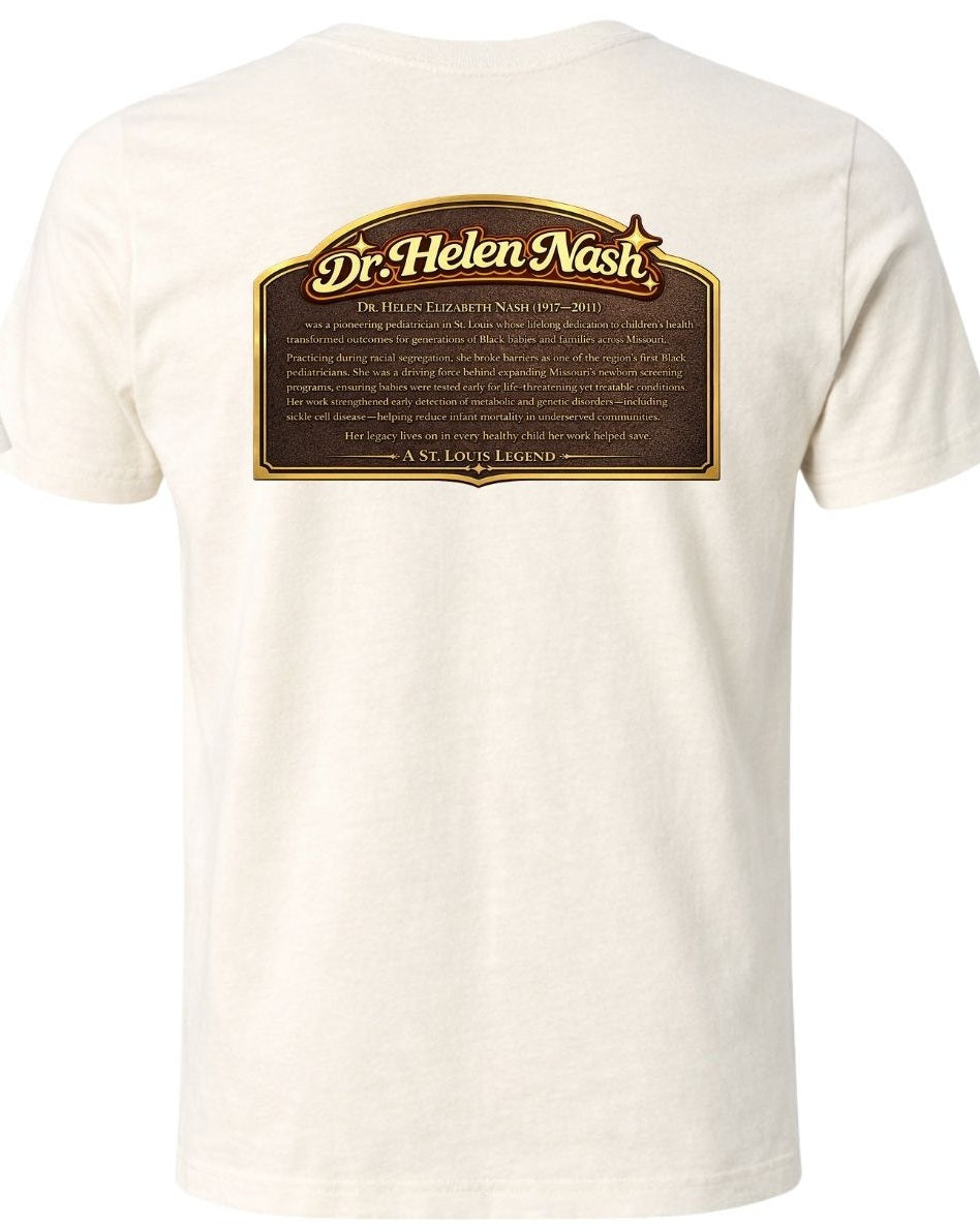 Dr. Helen Nash – St. Louis Legend T-Shirt | St. Louis Legends Collection
