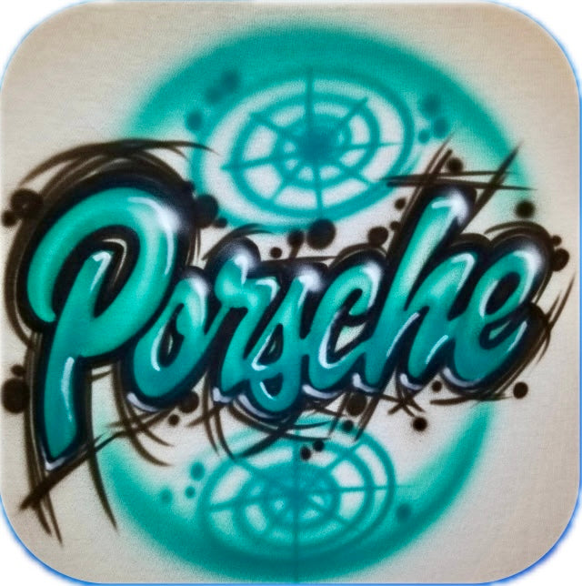 Custom Airbrushed Name T-Shirts