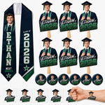 Family Celebration Graduation Keepsake Package | Graduation Stole | 18 Grad Keepsakes