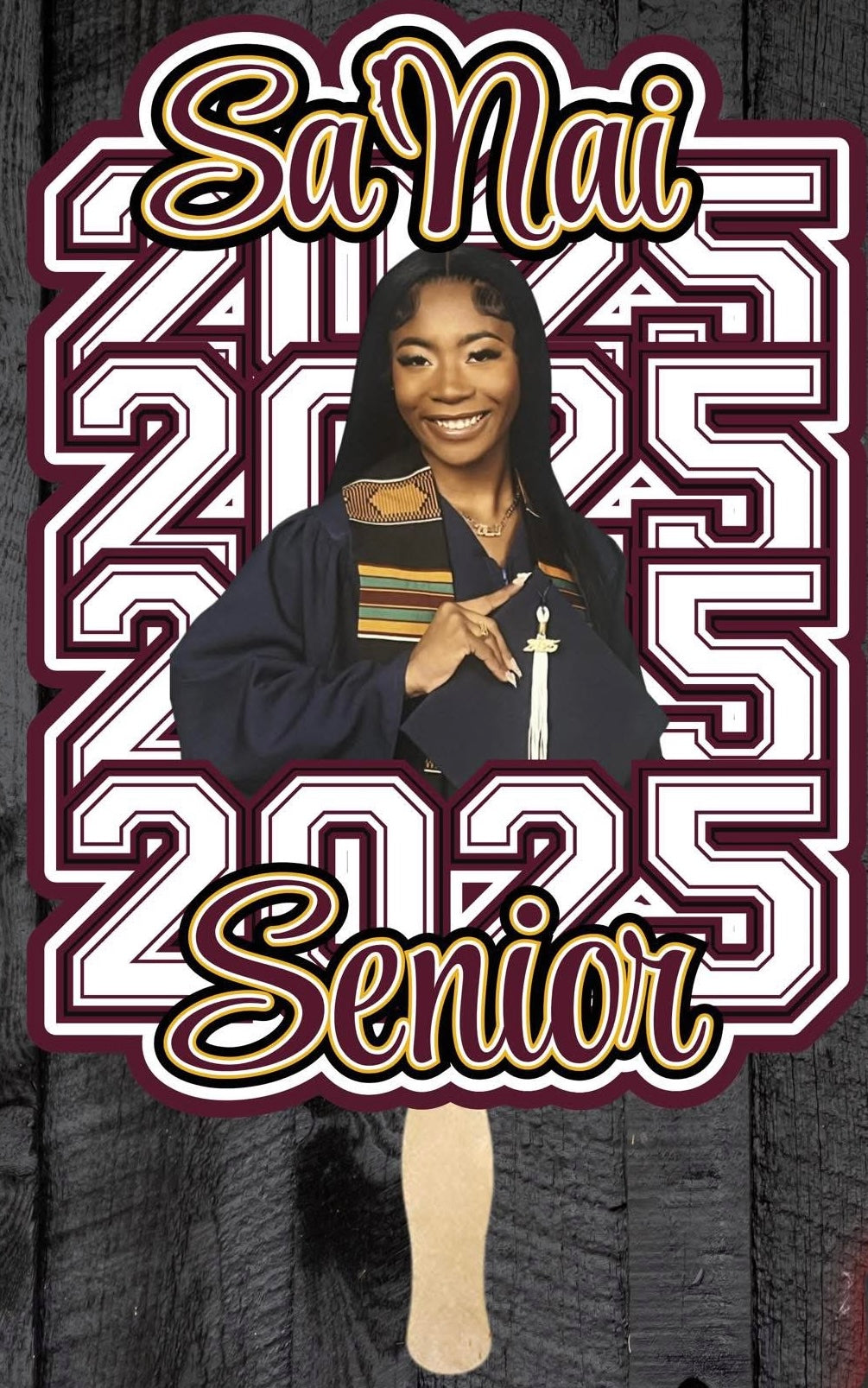 Custom Graduation Fans – Personalized Handheld Photo Fans