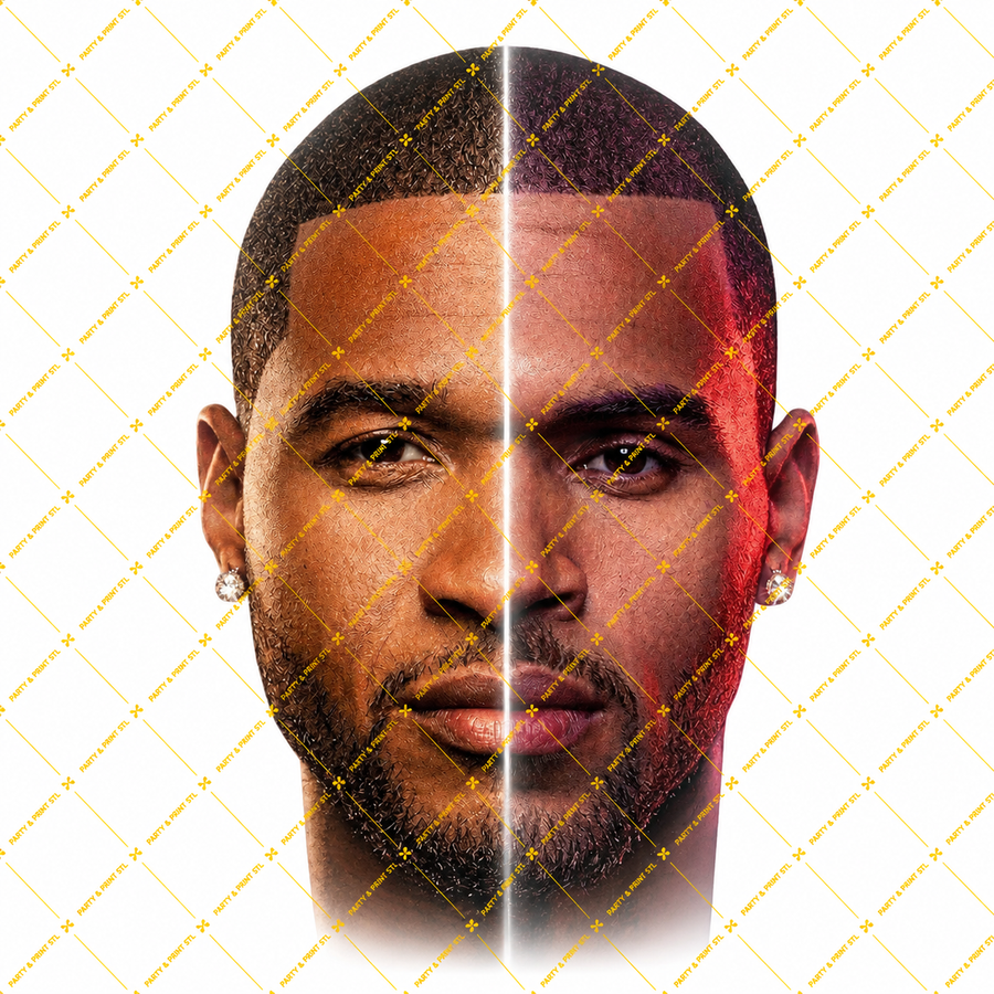 Fusion R&B Tour Inspired Download or DTF Transfer | Usher & Chris Brown Concert PNG