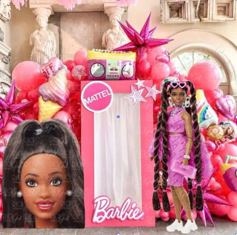 Giant Barbie Head Prop