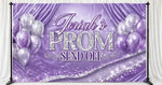 Glam Prom Send-Off Backdrop | Custom Name Prom Backdrop | Luxury Prom Party Background