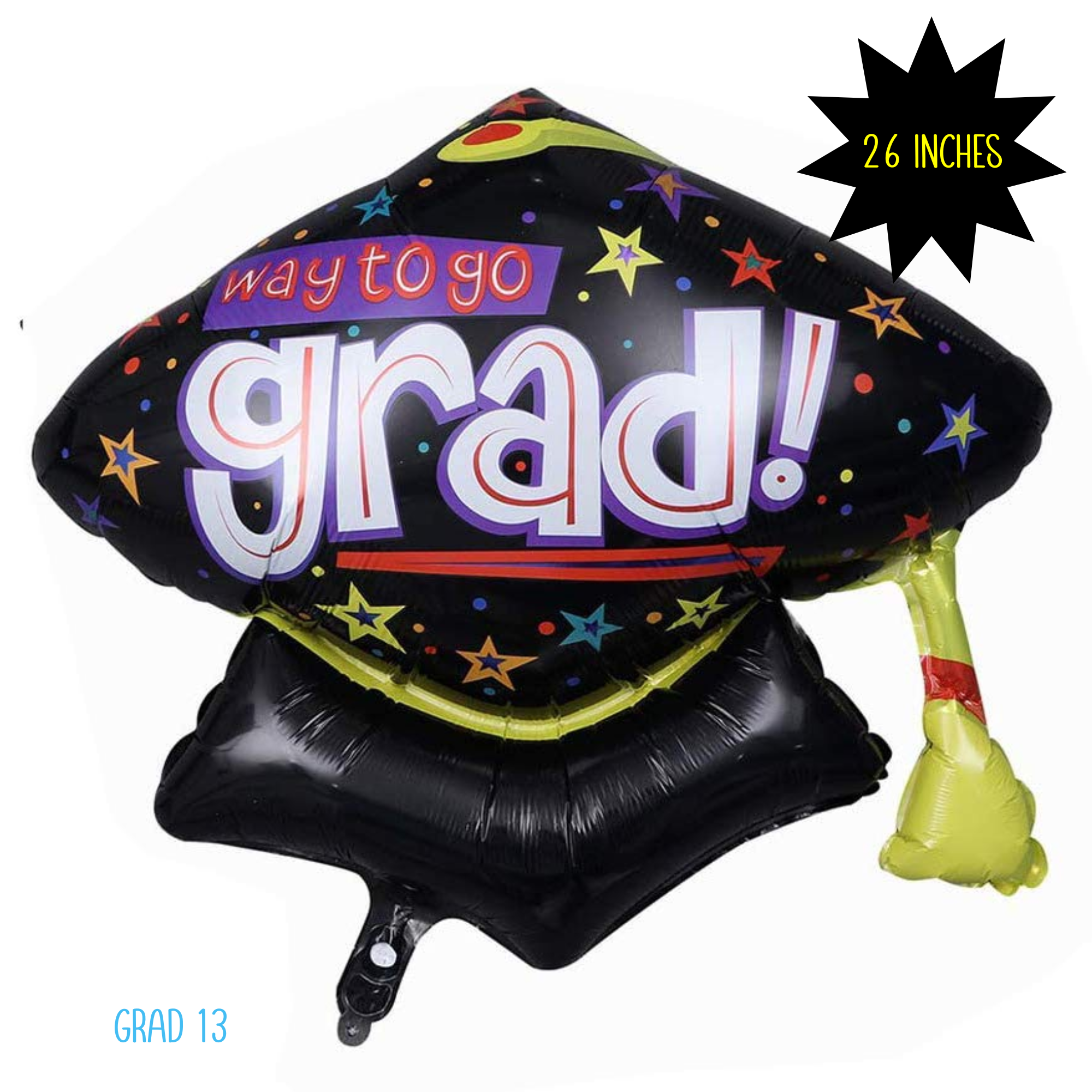 Giant Graduation Balloons – Mylar Foil | Congrats Grad Designs