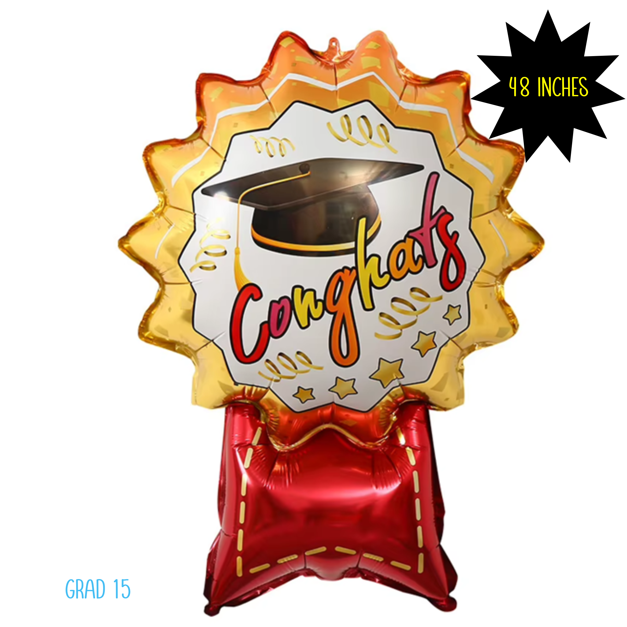 Giant Graduation Balloons – Mylar Foil | Congrats Grad Designs