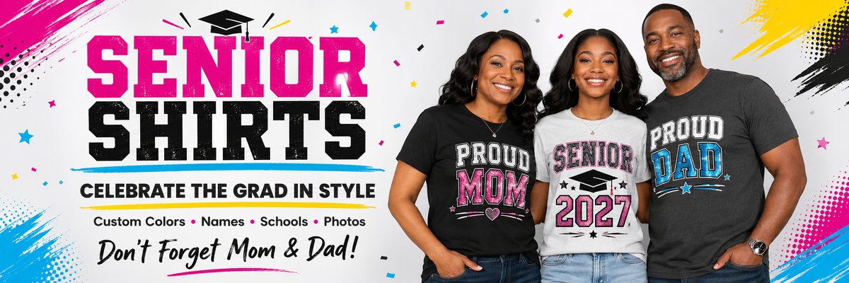 Baby to Senior Mom Shirt | Custom Then & Now Photo Shirt | Personalized Graduation Mom T-Shirt