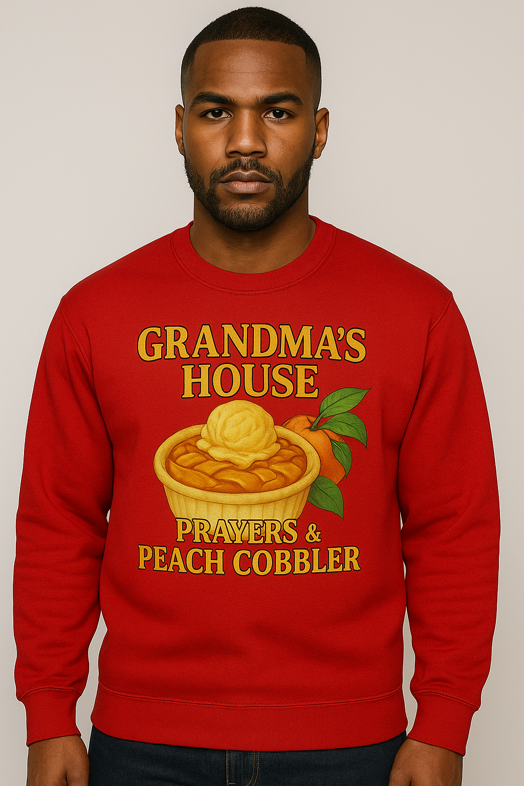 Grandma’s House – Prayers & Peach Cobbler Hoodie / Sweatshirt / T-Shirt