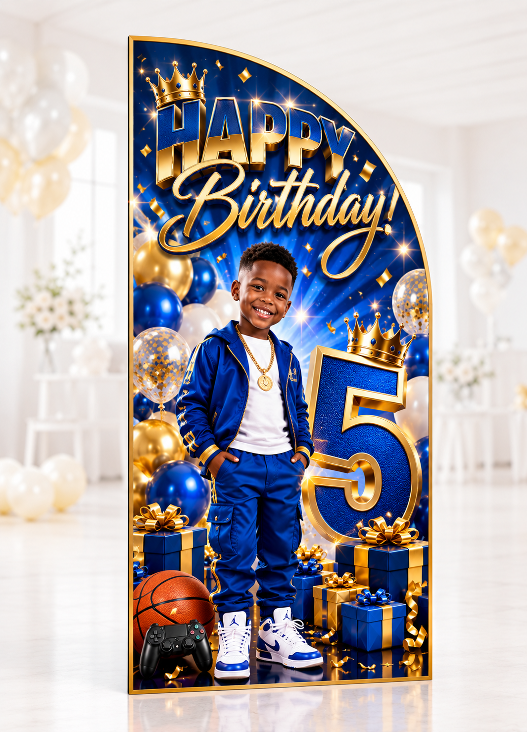 Custom Half Arch Photo Board | Personalized Event Display