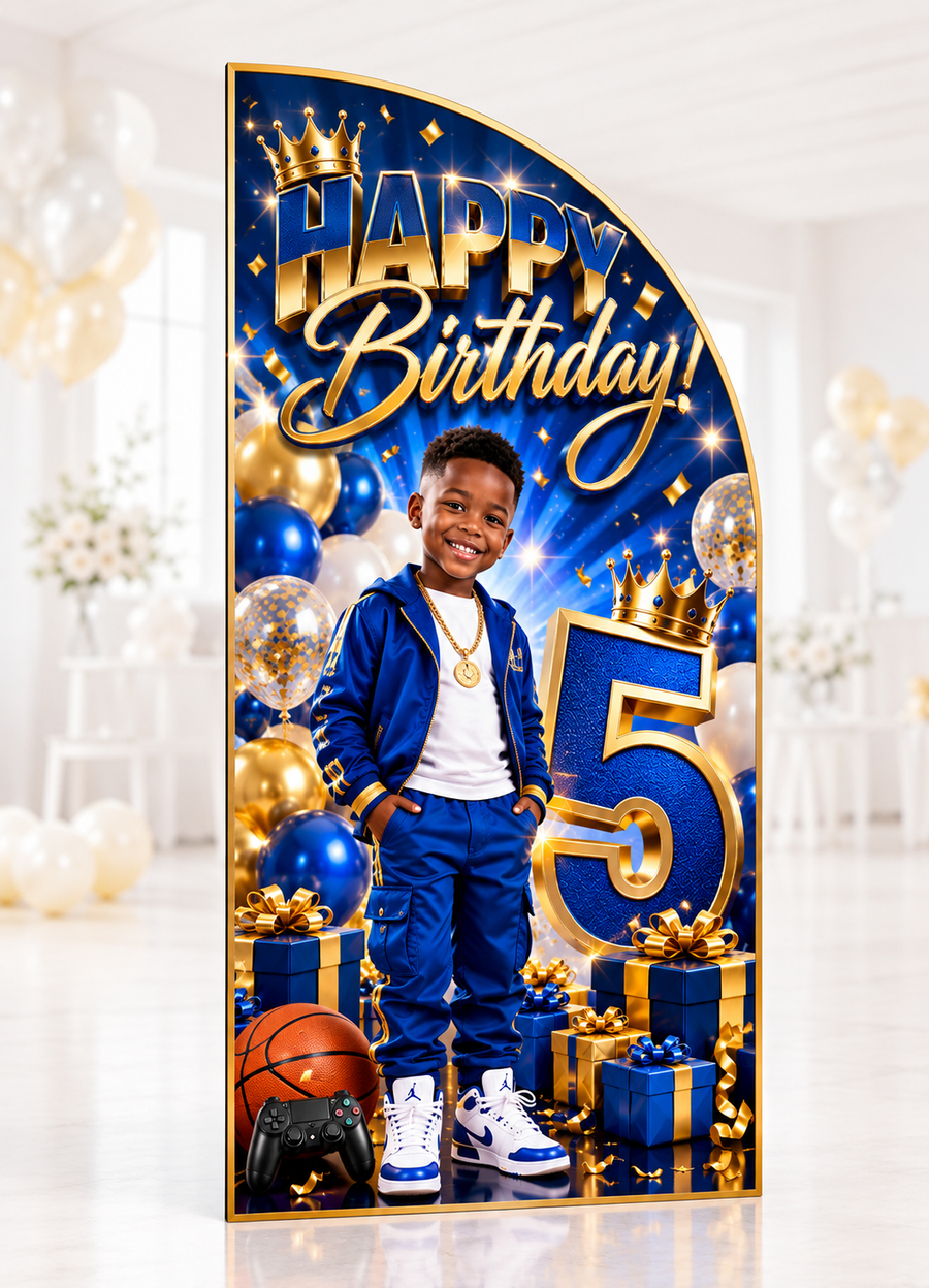 Custom Half Arch Photo Board | Personalized Event Display