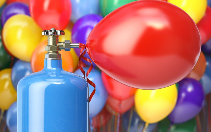 Latex Balloons – Helium Filled with Ribbon