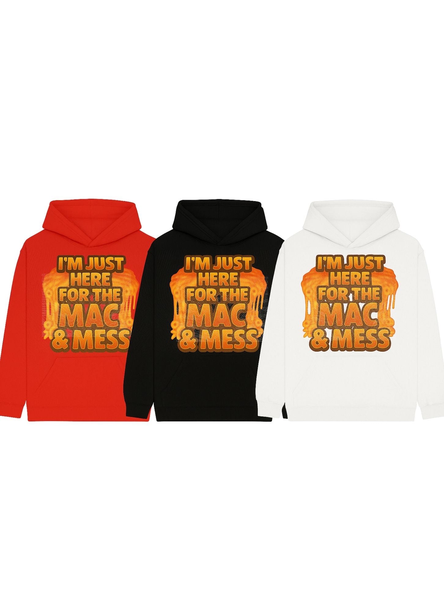 I’m Just Here for the Mac & Mess Shirt | Black AF Thanksgiving Friendsgiving T-Shirt, Hoodie or Sweatshirt