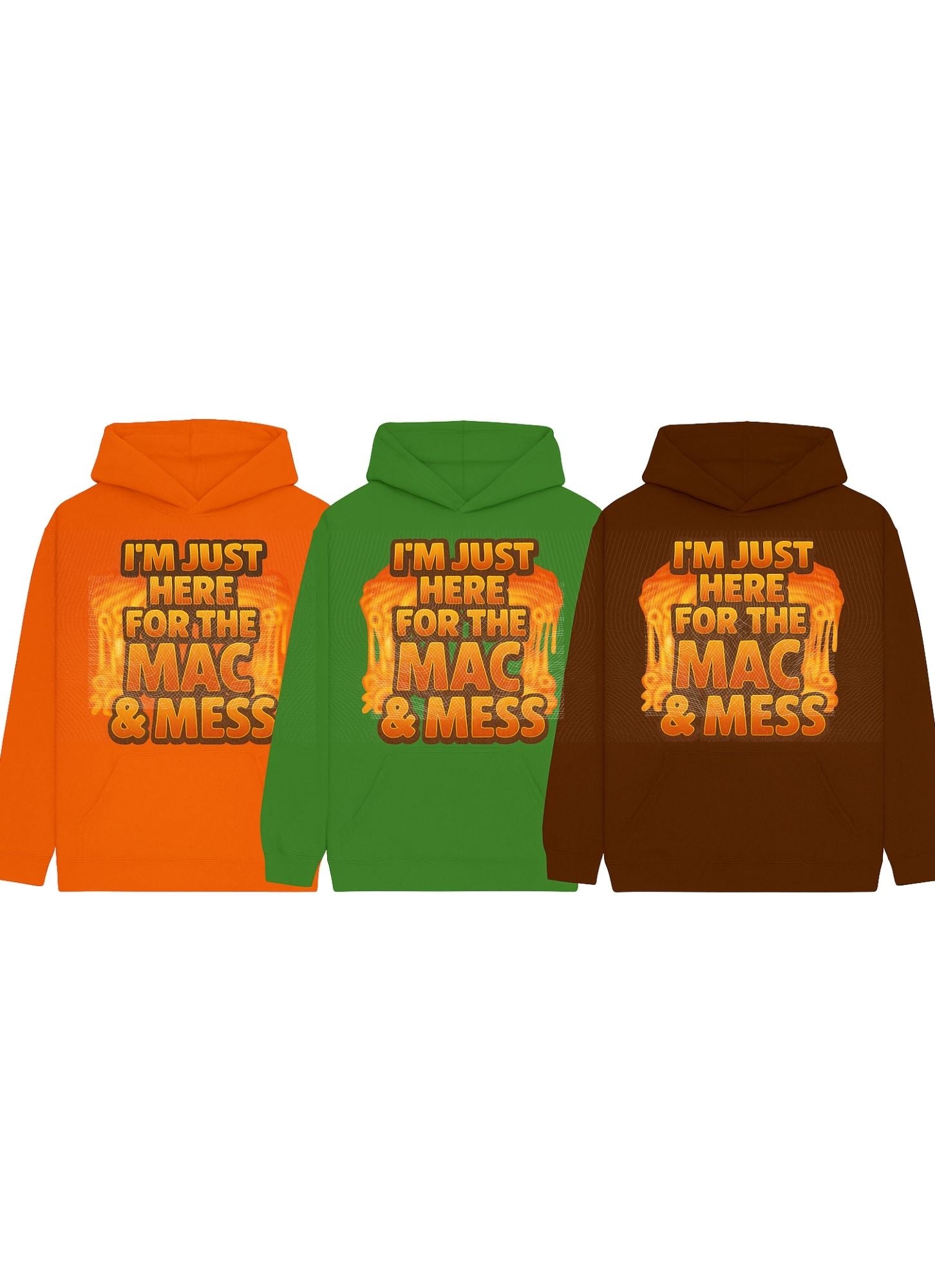 I’m Just Here for the Mac & Mess Shirt | Black AF Thanksgiving Friendsgiving T-Shirt, Hoodie or Sweatshirt
