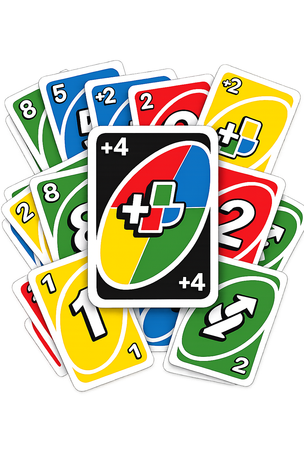 Custom Jumbo UNO Card Cutouts | Multiple Sizes | Game-Themed Party Decorations