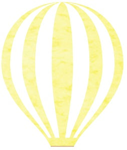 Hot Air Balloon Cutout Props