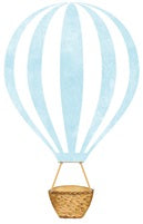 Hot Air Balloon Cutout Props